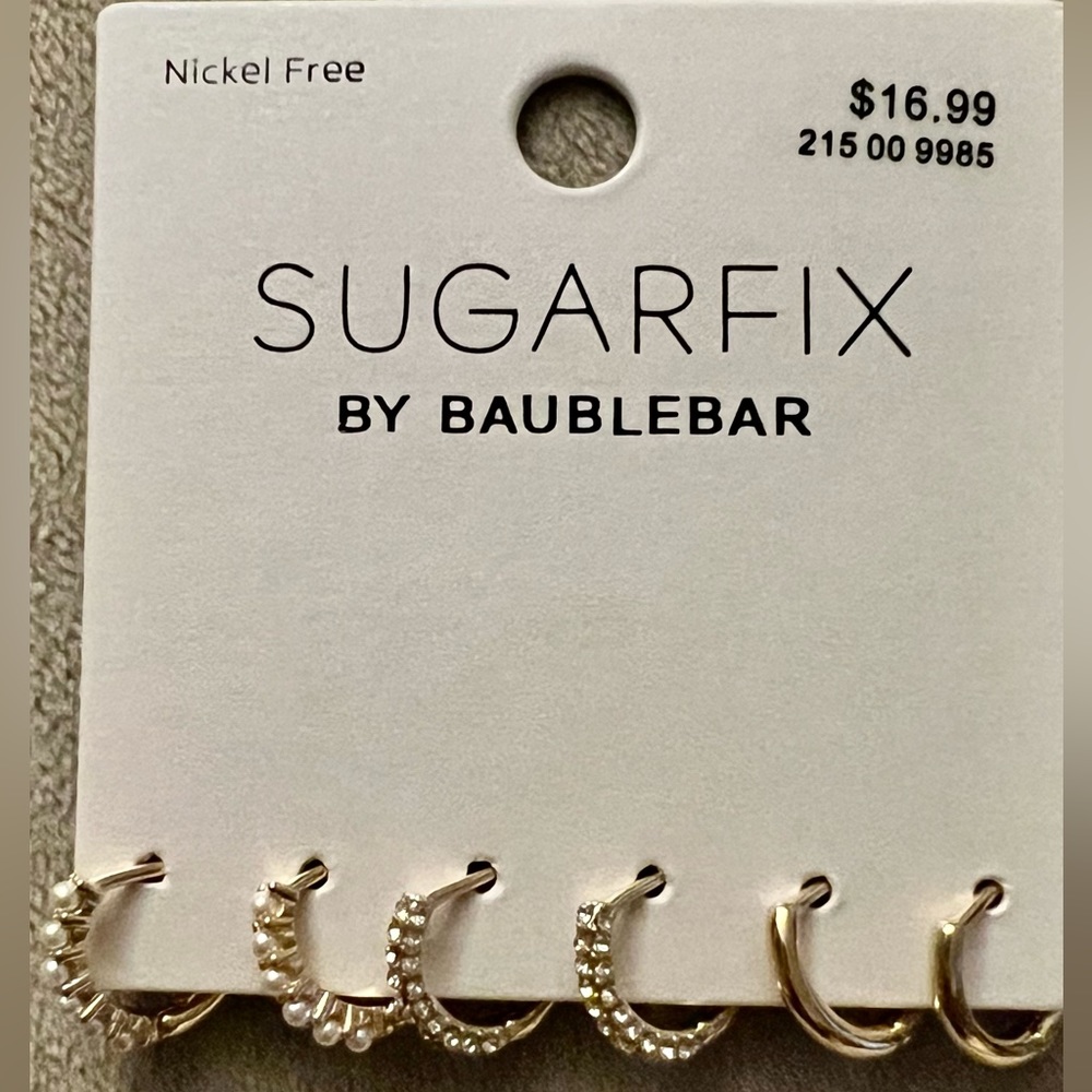 3. SUGARFIX by Baubalbar, Huggies- plain, rhinestones, pearls